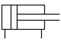 BIBUS series SDE cylinder diagram